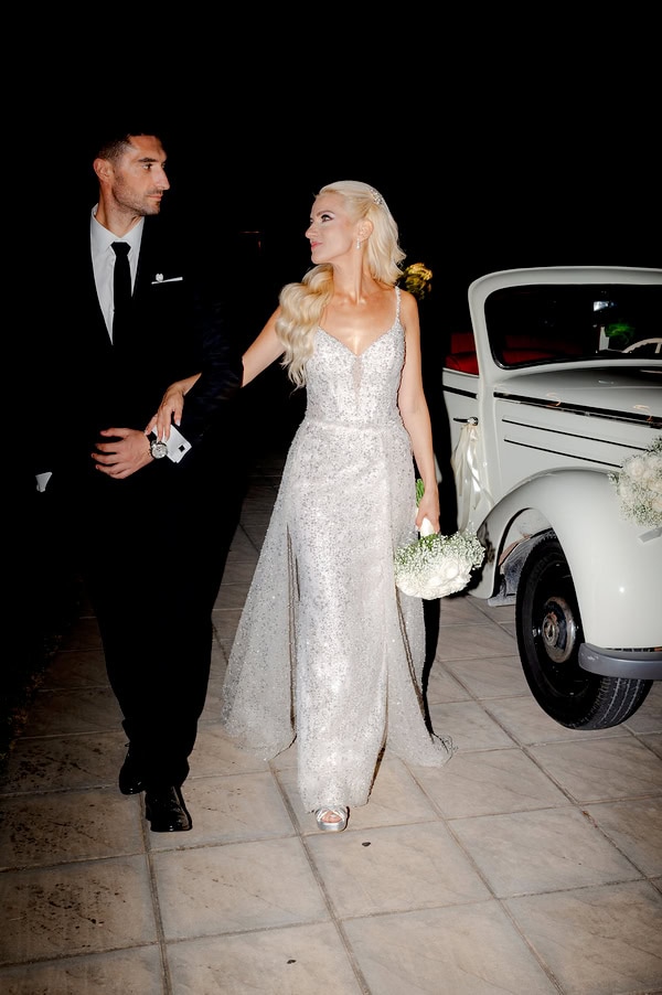 White Floral Chic Summer Wedding Agrinio