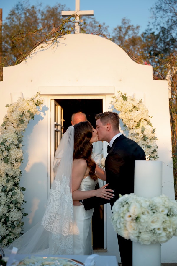 White Floral Wedding Romantic Moments