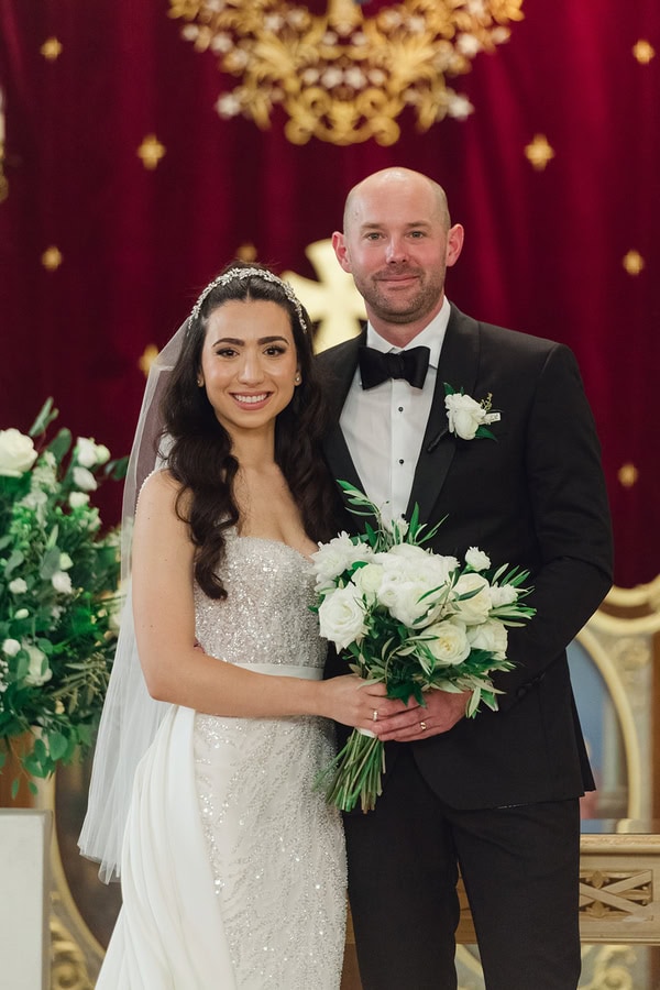 White Flowers And Romantic Chicago Wedding