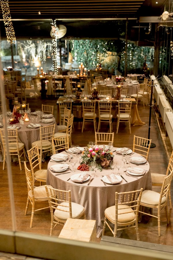 Winter Wedding In Burgundy Tones