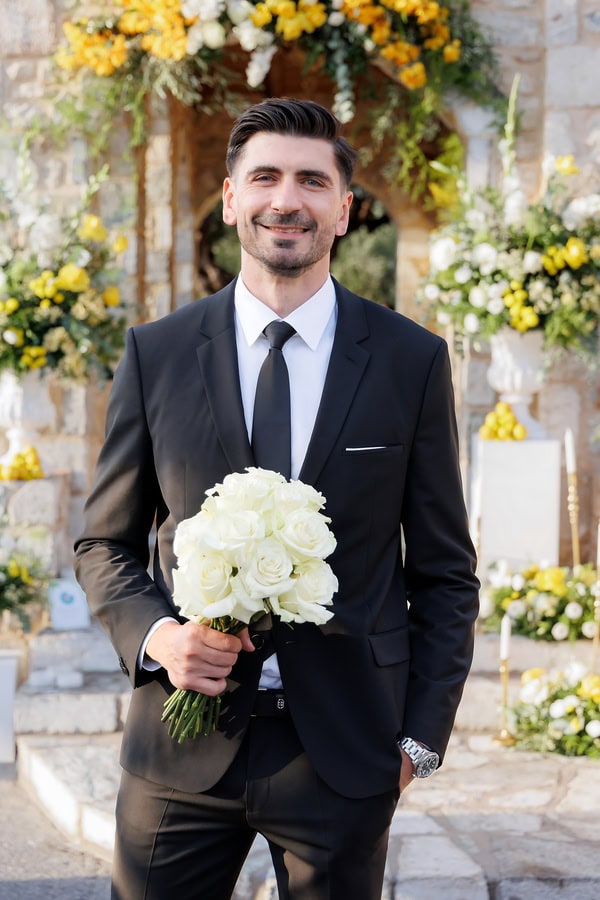 Autumn Wedding Kalamata Yellow Flowers Rustic Details