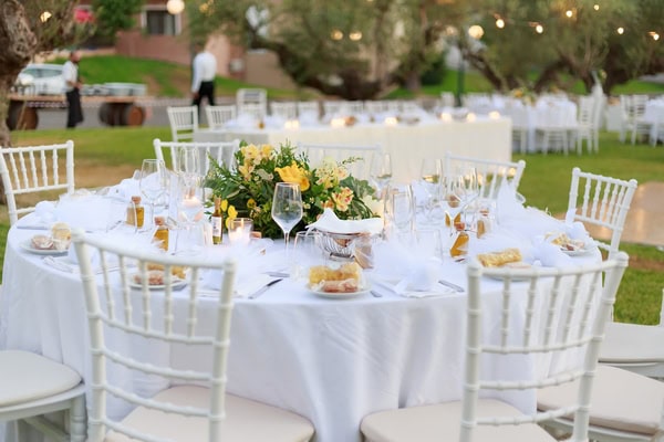 Autumn Wedding Kalamata Yellow Flowers Rustic Details
