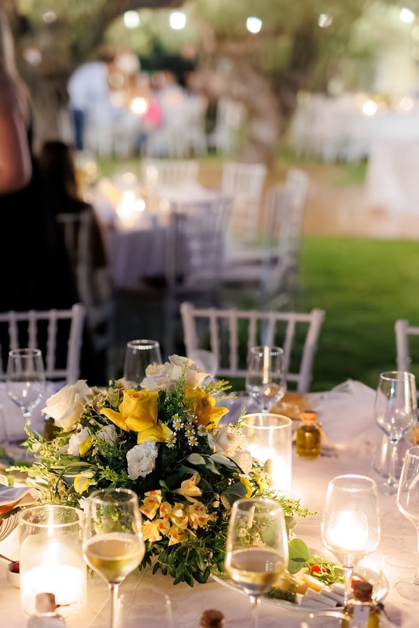 Autumn Wedding Kalamata Yellow Flowers Rustic Details