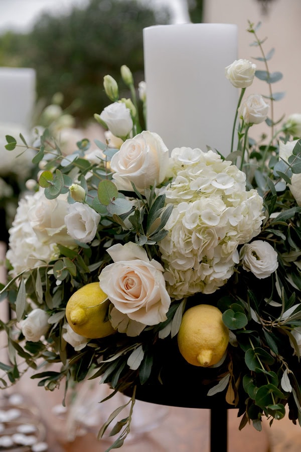 Beautiful Wedding In White And Green Tones