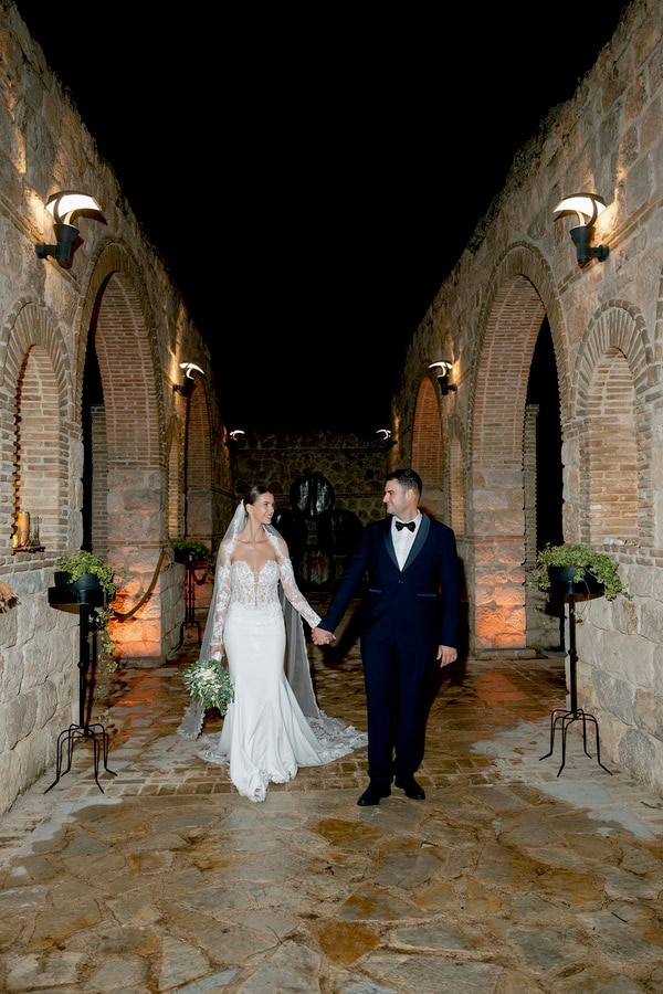Beautiful Wedding In White And Green Tones
