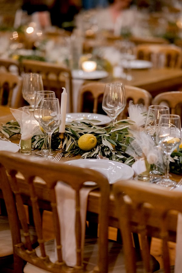 Beautiful Wedding In White And Green Tones