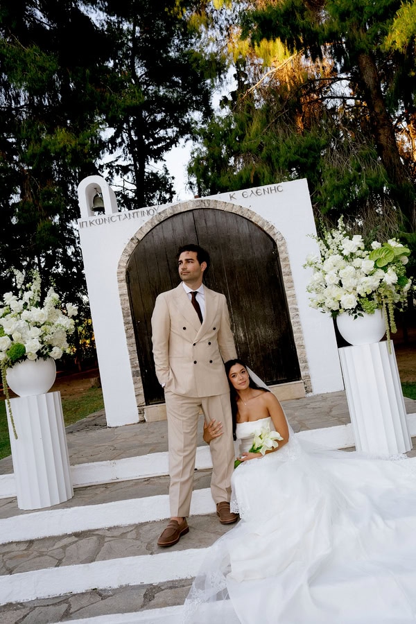 Beautiful Wedding White Hydrangeas Ktima Deda