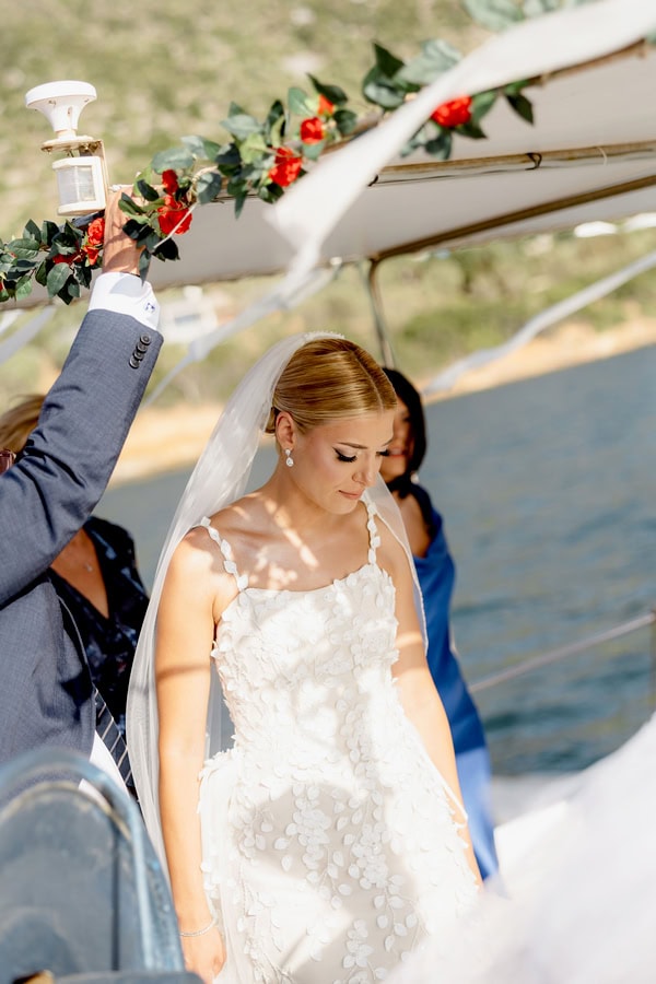 Chic Summer Wedding In Mytilene With All White Decoration