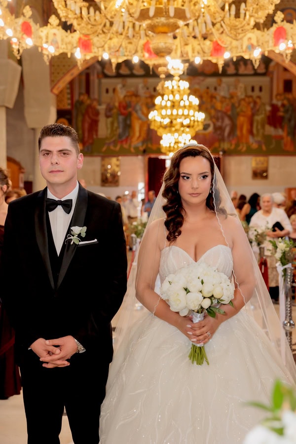 Chic Summer Wedding Sparti All White Floral Designs