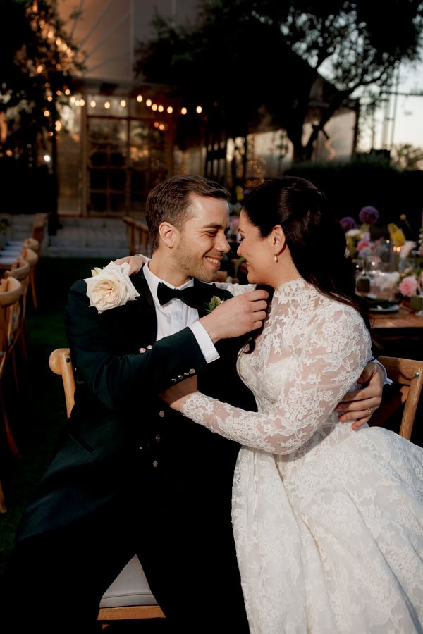 Colorful Wedding With Pastel Floral Arrangements