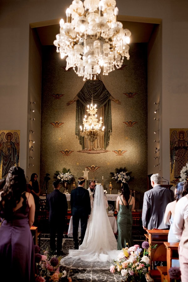 Colorful Wedding With Pastel Floral Arrangements