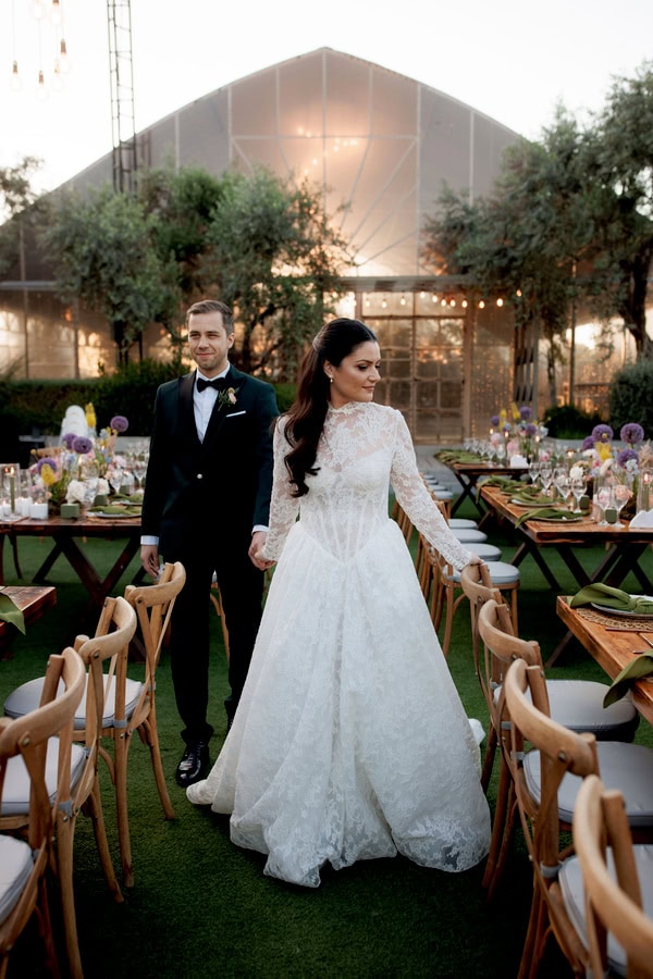 Colorful Wedding With Pastel Floral Arrangements