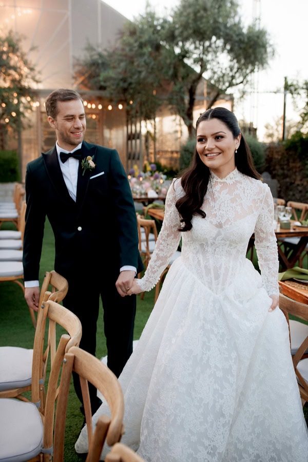 Colorful Wedding With Pastel Floral Arrangements