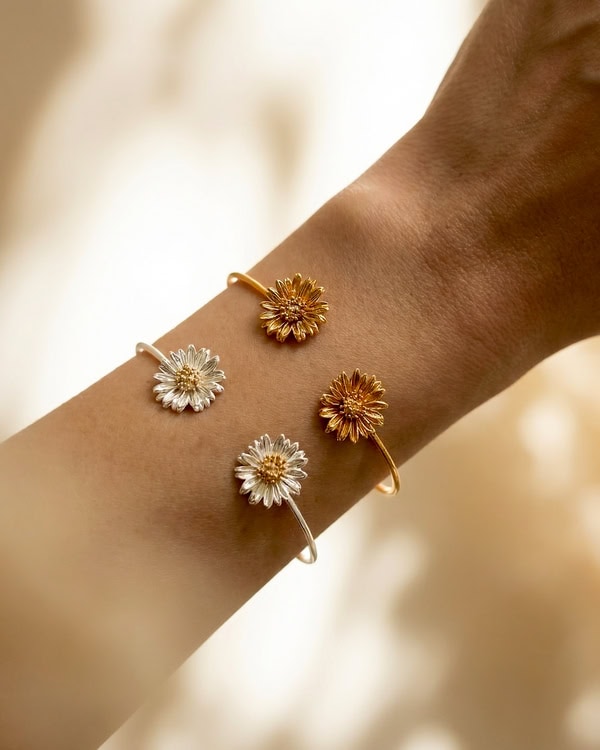 Daisy Field Eli Persephone Thallo Wedding Jewelry