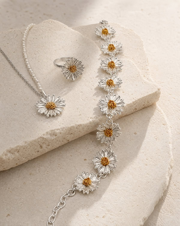 Daisy Field Eli Persephone Thallo Wedding Jewelry