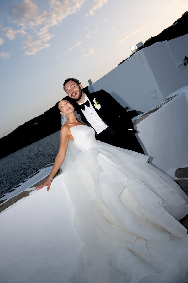 Modern Quiet Luxury Wedding In Sifnos