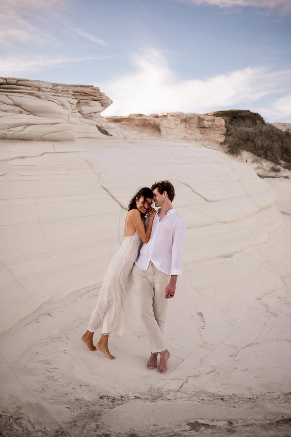 Romantic Next Day Shoot Lunar Landscape Sea