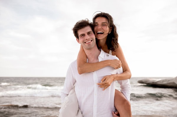 Romantic Next Day Shoot Lunar Landscape Sea
