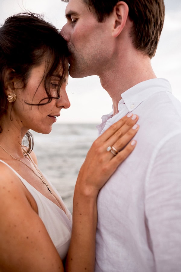 Romantic Next Day Shoot Lunar Landscape Sea