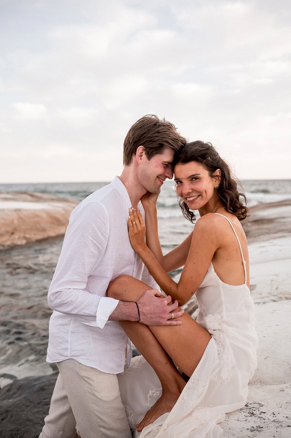 Romantic Next Day Shoot Lunar Landscape Sea