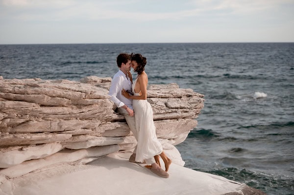Romantic Next Day Shoot Lunar Landscape Sea