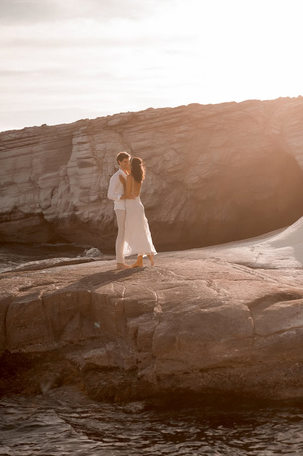 Romantic Next Day Shoot Lunar Landscape Sea