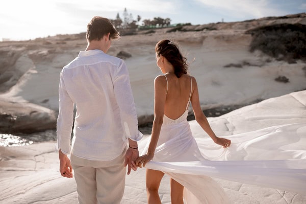 Romantic Next Day Shoot Lunar Landscape Sea