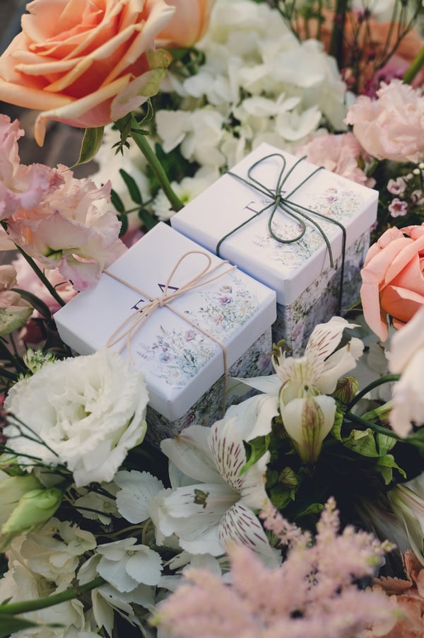 Spring Civil Wedding With Pastel Flowers
