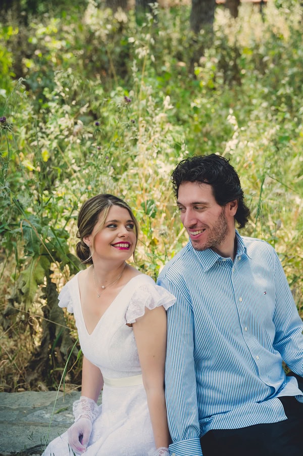 Spring Civil Wedding With Pastel Flowers