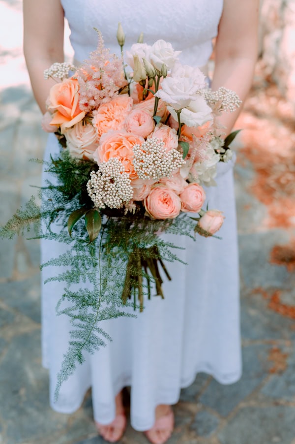 Spring Civil Wedding With Pastel Flowers