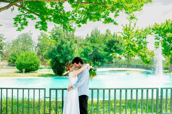 Spring Civil Wedding With Pastel Flowers