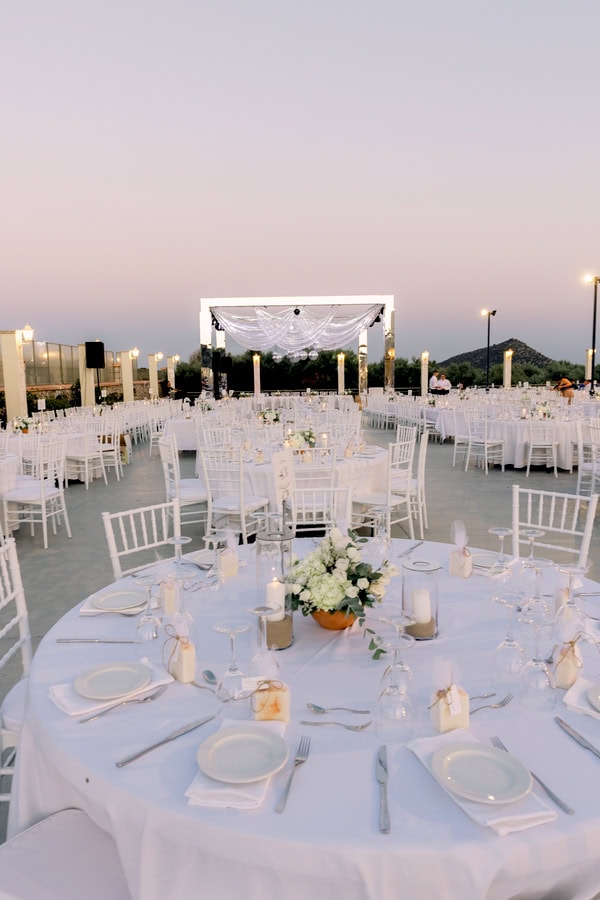 Summer Wedding Chios All White Decoration
