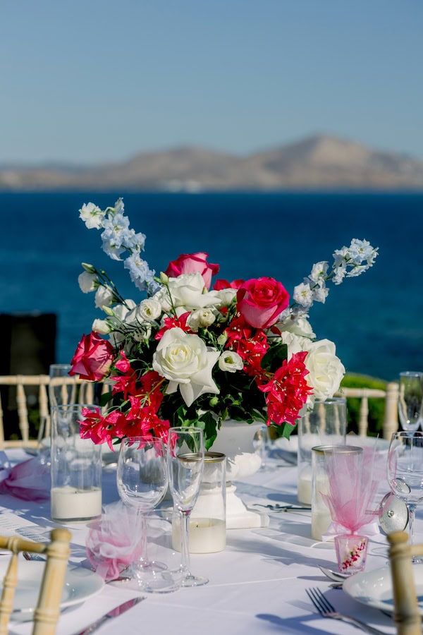 Athens Wedding Inspired By Bougainvillea