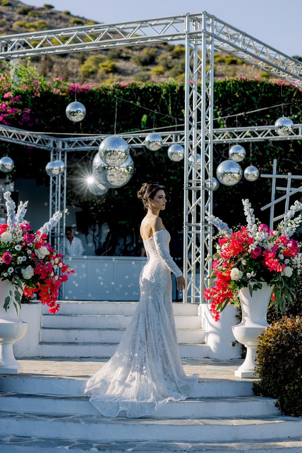 Athens Wedding Inspired By Bougainvillea