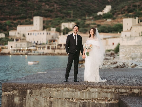 Beautiful Mani Wedding Romantic Mediterranean Style