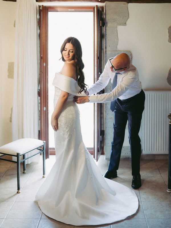 Beautiful Mani Wedding Romantic Mediterranean Style