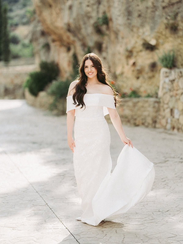 Beautiful Mani Wedding Romantic Mediterranean Style