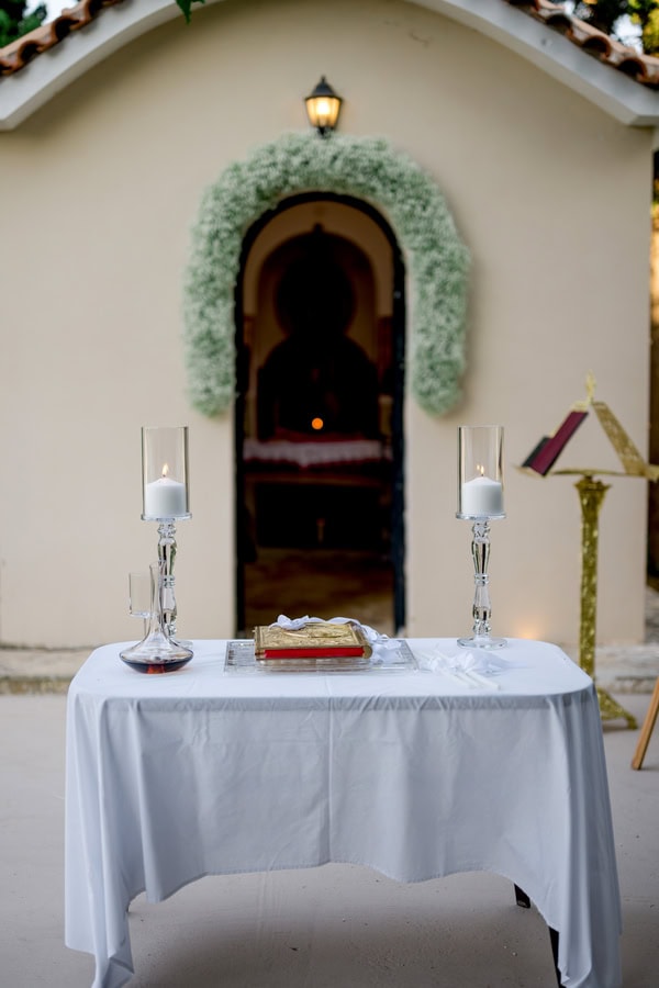 Chic Summer Wedding Baptism Black White Details