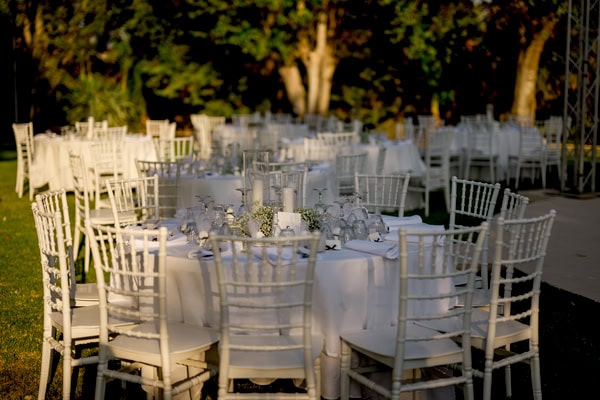 Chic Summer Wedding Baptism Black White Details