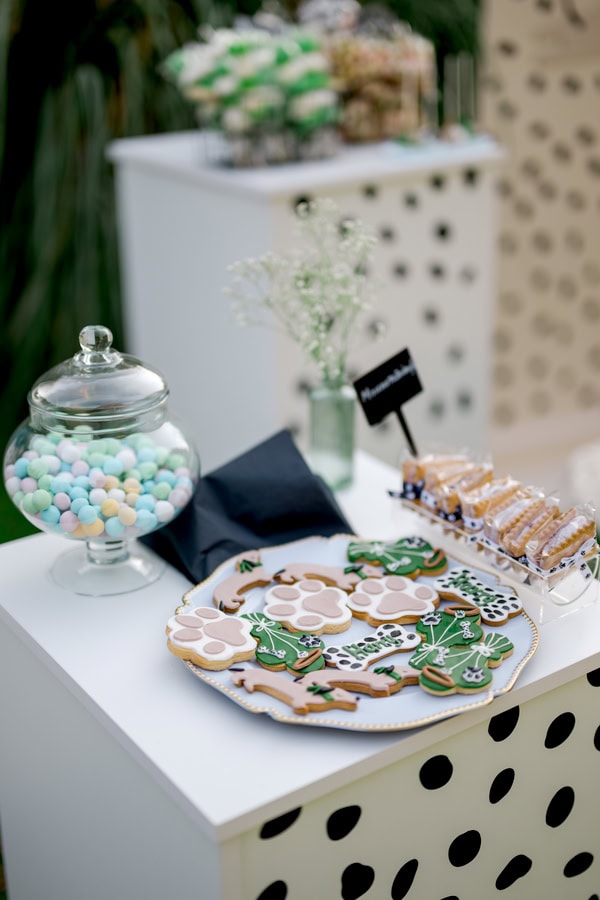 Chic Summer Wedding Baptism Black White Details