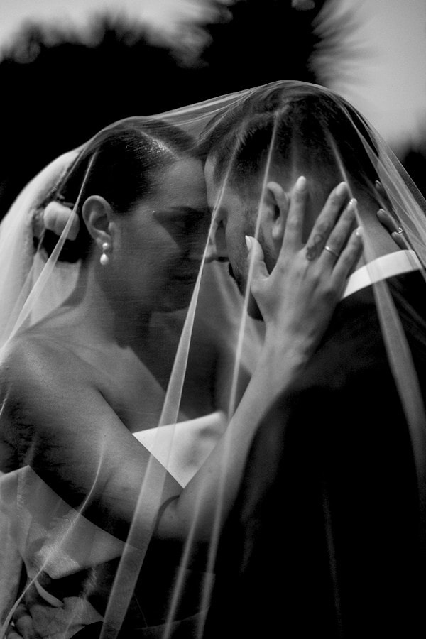 Chic Summer Wedding Baptism Black White Details