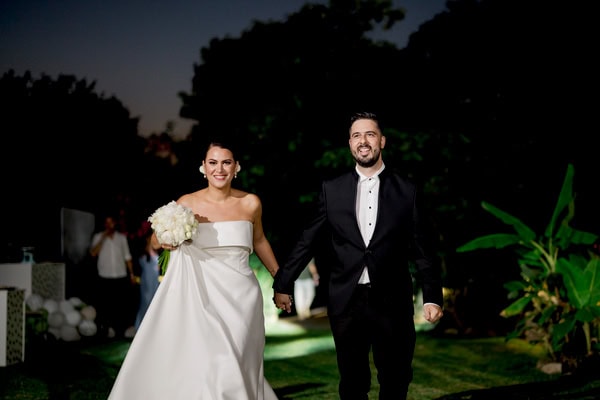 Chic Summer Wedding Baptism Black White Details