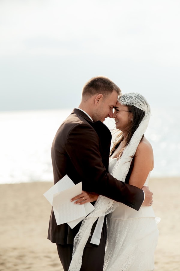 Destination Wedding Greek Island Sea View