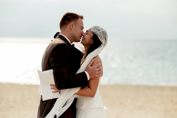 Destination Wedding Greek Island Sea View