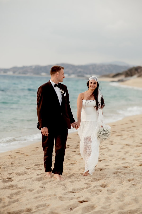 Destination Wedding Greek Island Sea View