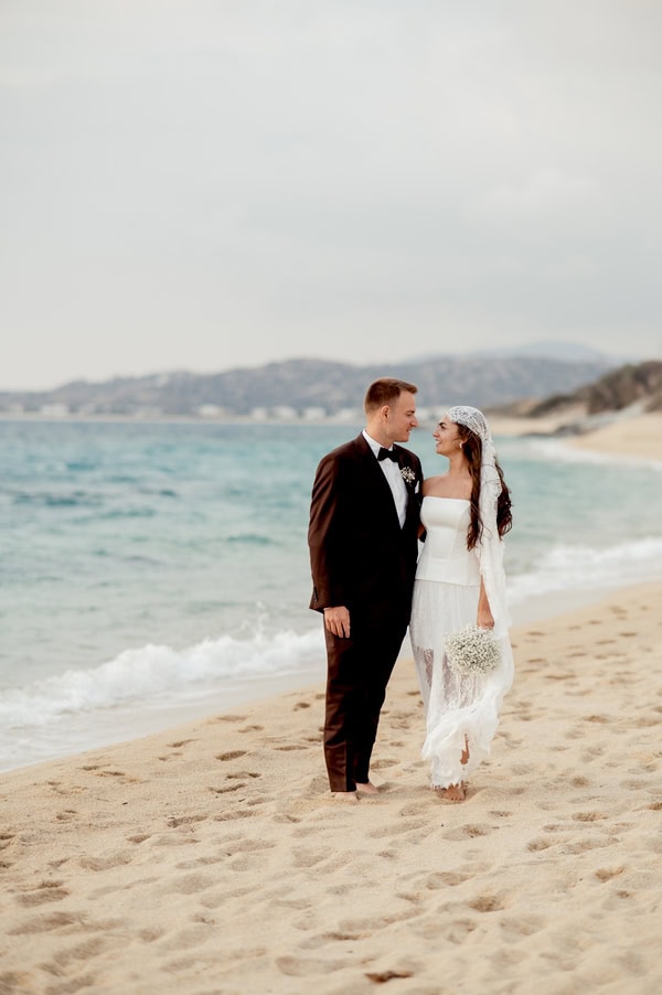 Destination Wedding Greek Island Sea View