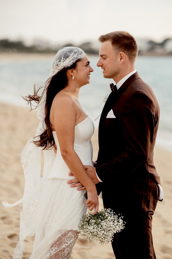 Destination Wedding Greek Island Sea View