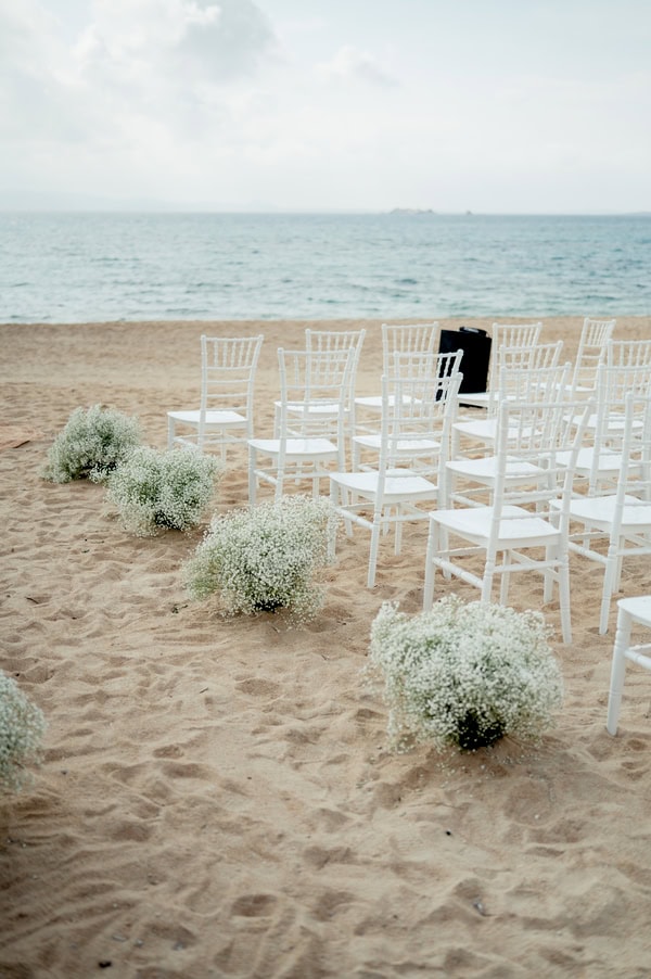 Destination Wedding Greek Island Sea View