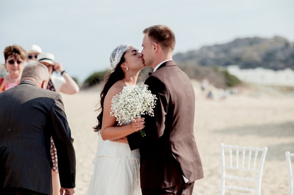 Destination Wedding Greek Island Sea View