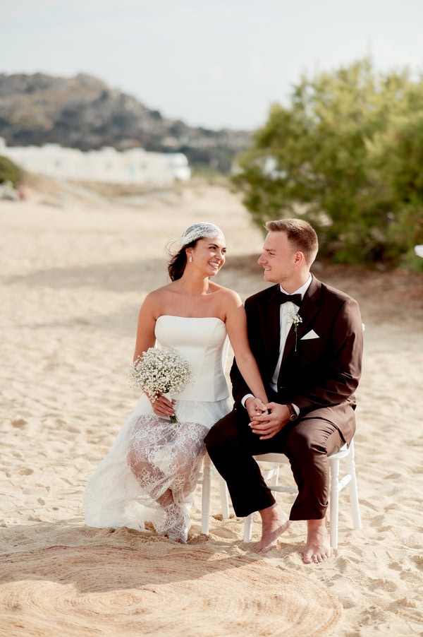 Destination Wedding Greek Island Sea View